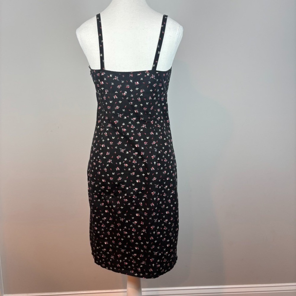 VTG Y2K Womens Micro Floral Babydoll Cottagecore Dress SZ 4 Fairy whimsigoth - Picture 4 of 11